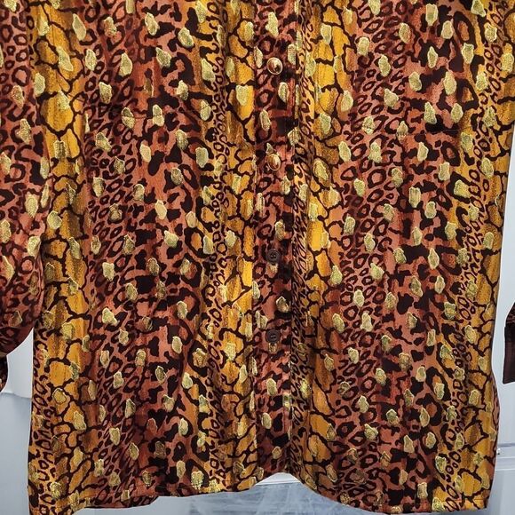 ESCADA BY MARGARETHA LEV 💯%SILK TOP SIZE 34 NWOT - Picture 2 of 7